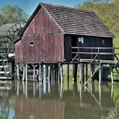 Trnavský kraj: Vodný kolový mlyn v Tomášikove